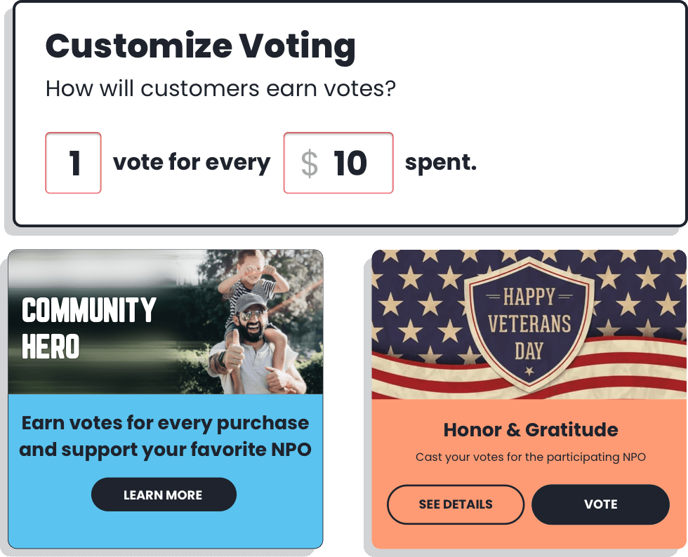 Cuztomize Voting Screenshot